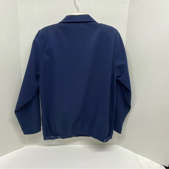 K T Golf Kenneth Tool Long Sleeve Large Jacket Embroidered Blue w/Frogs playing - Picture 2 of 13